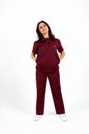 Kral uniforme femme collection Le col Burgundy