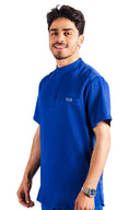 Kral uniforme et pyjama médical collection le col femme bleu roi