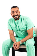 Kral uniforme et pyjama médical collection le col femme vert eau