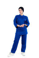 Kral uniforme et pyjama médical collection 3/4 femme bleu roi