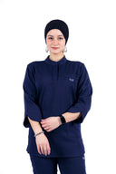 Kral uniforme et pyjama médical collection 3/4 femme bleu nuit