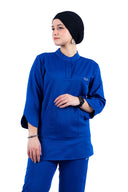 Kral uniforme et pyjama médical collection 3/4 femme bleu roi