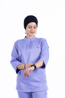 Kral uniforme et pyjama médical collection 3/4 femme mauve 
