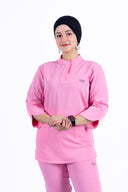 Kral uniforme et pyjama médical collection 3/4 femme rose
