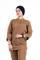 Kral uniforme et pyjama médical collection 3/4 femme sable