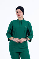 Kral uniforme et pyjama médical collection 3/4 femme vert