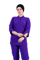 Kral uniforme et pyjama médical collection 3/4 femme violet