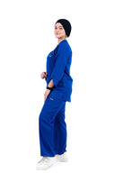 Kral uniforme et pyjama médical collection 3/4 femme bleu roi