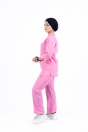 Kral uniforme et pyjama médical collection 3/4 femme rose
