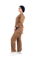 Kral uniforme et pyjama médical collection 3/4 femme sable