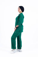 Kral uniforme et pyjama médical collection 3/4 femme vert