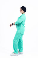Kral uniforme et pyjama médical collection 3/4 femme vert eau