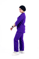 Kral uniforme et pyjama médical collection 3/4 femme violet