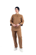 Kral uniforme et pyjama médical collection 3/4 femme sable