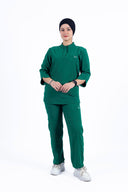 Kral uniforme et pyjama médical collection 3/4 femme vert