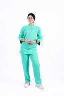 Kral uniforme et pyjama médical collection 3/4 femme vert eau