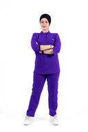 Kral uniforme et pyjama médical collection 3/4 femme violet