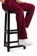Kral uniforme et pyjama medical collection le col homme burgundy