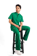 Kral uniforme et pyjama médical collection le col homme vert